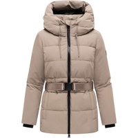 Navahoo Damen Steppjacke Wattewunder mit Gürtel