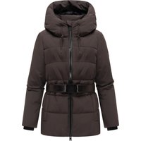 Navahoo Damen Steppjacke Wattewunder mit Gürtel