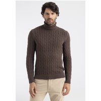 Pullover Rollkragenpullover Mit Zopfmuster