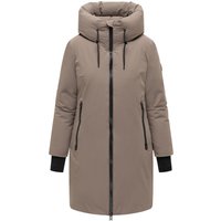 Marikoo Damen Wintermantel Polarhäschen mit Kapuze