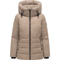 Navahoo Damen Winter Steppjacke Waldengel mit Kapuze
