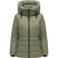 Navahoo Damen Winter Steppjacke Waldengel mit Kapuze