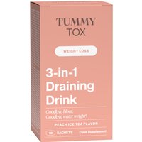 TummyTox 20% Rabatt auf das 3in1 Drainagegetränk Pfirsich gegen Wasseransammlungen
