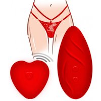 Czerwone majtki z masażerem na pilota