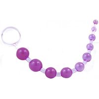 Żelowe koraliki analne - 28 cm