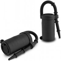 Czarne zaciski na sutki z wibracjami