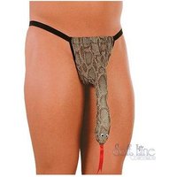 Pomysłowe stringi z wężem Slc