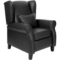 El Corte Inglés - Sillón orejero de piel con relax manual Pavia El Corte Inglés.