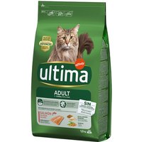 Ultima - Pienso para gatos adultos Ultima salmón, arroz y cereales integrales.