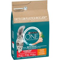 Purina One - Pienso para gatos adultos esterilizados Purina One Bifensis pollo y trigo 2,8 kg.