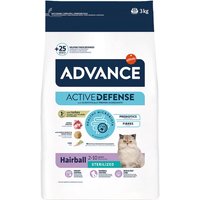 Advance - Pienso para gatos esterilizados Advance Sterilized Hairball pavo.