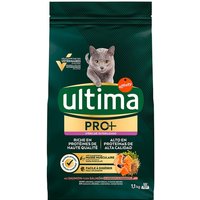 Ultima - Pienso para gatos adultos esterilizados Ultima Pro+ salmón.