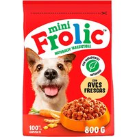 Frolic - Pienso para perros adultos pequeños y medianos Frolic Complete pollo con verdura y cereales 800 g.