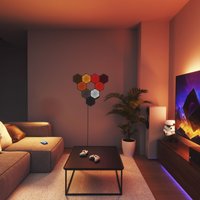 Nanoleaf Shapes Hexagons Ultra Black, Starter Kit 9er-Pack Apple HomeKit Amazon Alexa Google Home Matter Leuchtmittel