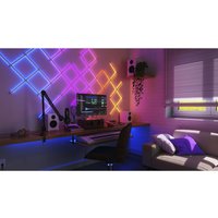Nanoleaf Lines Squared, Starter Kit 3er-Pack Apple HomeKit Amazon Alexa Google Home Leuchtmittel