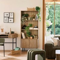 Design boekenkast met schuifdeuren