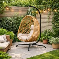 Fauteuil suspendu - marron