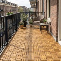 Terrastegels van acaciahout