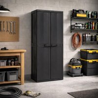 Cabinet Trend Midi - 165cm height - black/grey