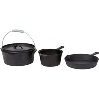 Gietijzeren pannenset