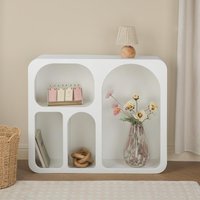 Vakkenkast met organische vormen