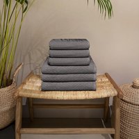 Luxe handdoekenset - antraciet