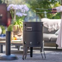 2-in-1 barbecue en vuurton