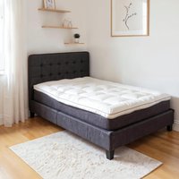 Premium percal katoen Oplegmatras (wit) 90x200