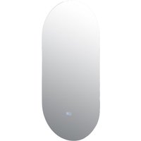 Ovale badkamerspiegel met ledverlichting