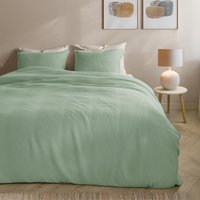 Mousseline dekbedovertrek - groen