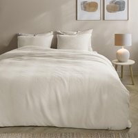 Mousseline dekbedovertrek - wit