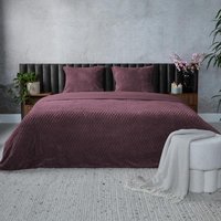 Teddy Hexagon dekbedovertrek - bordeauxrood