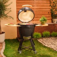 Barbecue à charbon kamado - Ø 46,5 cm - noir