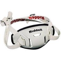Riddell Hardcup, Riddell Kinnriemen, Chinstrap Buckels Mid/High Version 3 - weiß