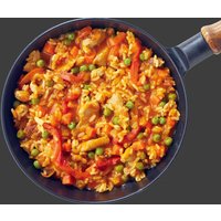 Djuvec-Reispfanne mit Schweinefleisch