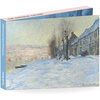 Claude Monet Lavacourt under Snow Christmas Cards - Pack of 10