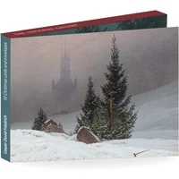 Caspar David Friedrich Winter Landscape Christmas Cards - Pack of 10