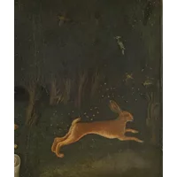 Pisanello, The Vision of Saint Eustace detail Print