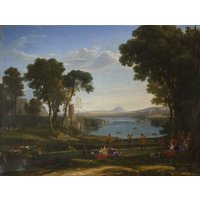 Claude, Landscape with the Marriage of Isaac and Rebekah ('The Mill') Print