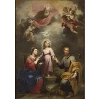 Murillo, The Heavenly and Earthly Trinities ('The Pedroso Murillo') Print
