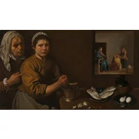 Diego Velázquez, Christ in the House of Martha and Mary Print