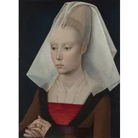Workshop of Rogier van der Weyden, Portrait of a Lady Print