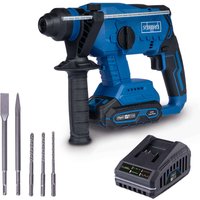 Akku-Bohrhammer BC-RHD230-X Scheppach | Brushless | Schlagzahl 5500bpm | Durchmesser Bohrung 24mm | inkl. 2Ah Akku + 2,4A Ladegerät Akku-Bohrhammer BC-RHD230-X Scheppach | Brushless | Schlagzahl 5500bpm | Durchmesser Bohrung 24mm | inkl. 2Ah Akku + 2,4A Ladegerät