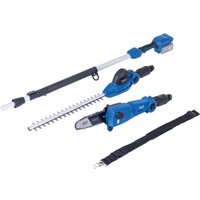 Akku-Multifunktionsgerät C-PHTS410-X Scheppach | Schnittlänge Heckenschere/Hochentaster 410/180 mm Akku-Multifunktionsgerät C-PHTS410-X Scheppach | Schnittlänge Heckenschere/Hochentaster 410/180 mm