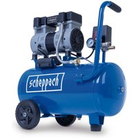 Kompressor HC26Si Scheppach - 1100W | 8 Bar | 24L Kessel | 162 l/min Ansaugleistung | ölfrei Kompressor HC26Si Scheppach - 1100W | 8 Bar | 24L Kessel | 162 l/min Ansaugleistung | ölfrei