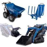 Scheppach Kompaktlader MKL730 + Dumper DP3000 XL SET mit Holzrunge und Greifschaufel | ideal für Holzarbeiten & Transport Scheppach Kompaktlader MKL730 + Dumper DP3000 XL SET mit Holzrunge und Greifschaufel | ideal für Holzarbeiten & Transport