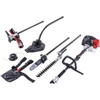 Benzin Multigartengerät MTC42-5P Scheppach - 1,5 PS 2-Takt-Benzinmotor | Seilzugstarter | 5in1-Funktion Benzin Multigartengerät MTC42-5P Scheppach - 1,5 PS 2-Takt-Benzinmotor | Seilzugstarter | 5in1-Funktion