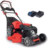 Rasenmäher MS225-56E Scheppach - E-Start | Radantrieb | 6PS | 56cm Schnittbreite | 65 Liter Fangkorb Rasenmäher MS225-56E Scheppach - E-Start | Radantrieb | 6PS | 56cm Schnittbreite | 65 Liter Fangkorb