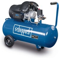 Kompressor HC120DC Scheppach - 10 bar I 100 Liter | 3PS | 412L/min | Doppelzylinder | ölgeschmiert Kompressor HC120DC Scheppach - 10 bar I 100 Liter | 3PS | 412L/min | Doppelzylinder | ölgeschmiert