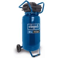 Kompressor stehend HC85V Scheppach - 14 bar | 330 l/min | ölfrei | 2x Manometer / 2x Kupplung Kompressor stehend HC85V Scheppach - 14 bar | 330 l/min | ölfrei | 2x Manometer / 2x Kupplung